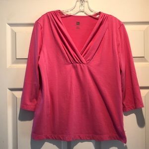 Karen Neuburger pink pullover tunic